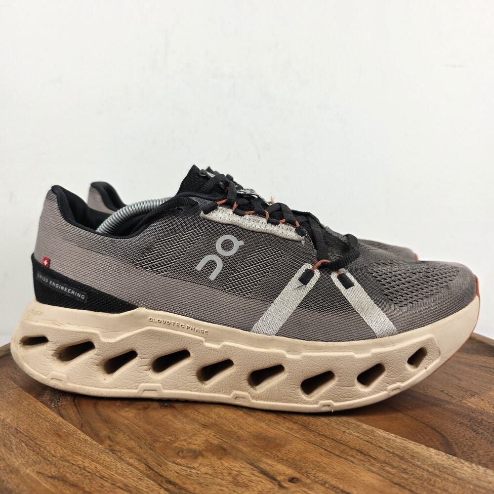 On Running Cloudeclipse Fade Sand Mens Black And Orange Size 12 Running Shoes